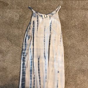 Suede sundress